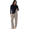 Black/Leopard