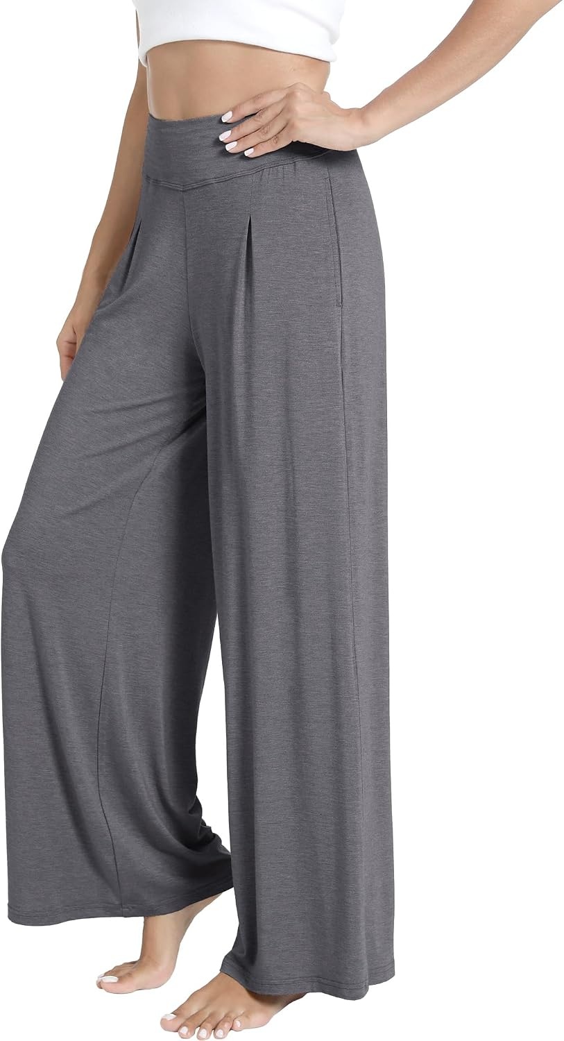 image:imageGYS Bamboo Viscose Pajama Pants for WomenDark Heather Grey