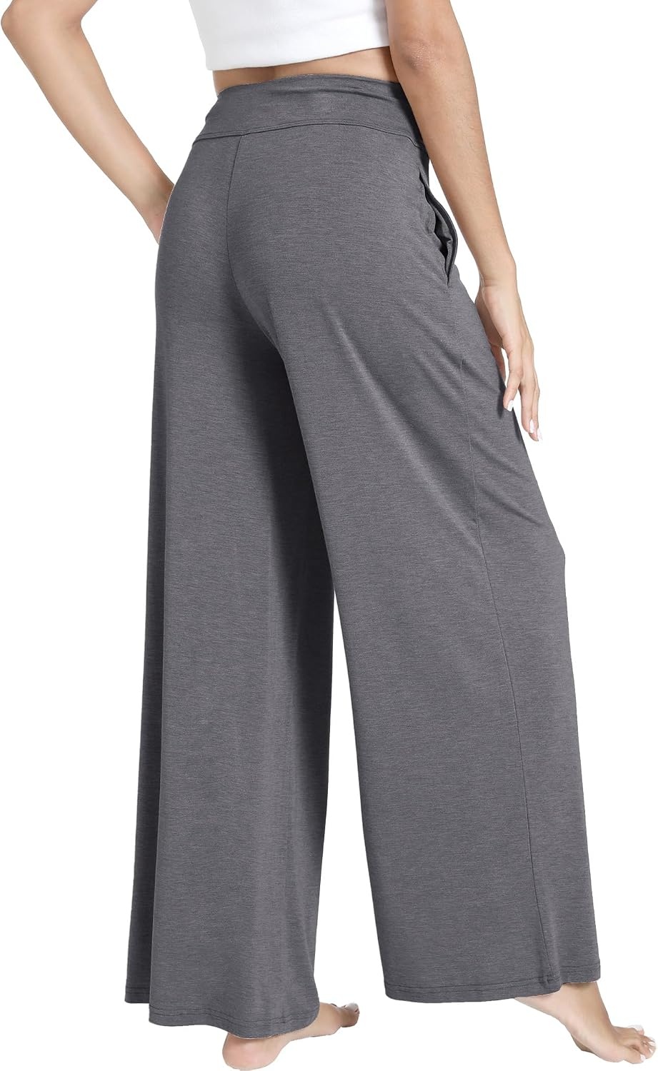 image:imageGYS Bamboo Viscose Pajama Pants for WomenDark Heather Grey