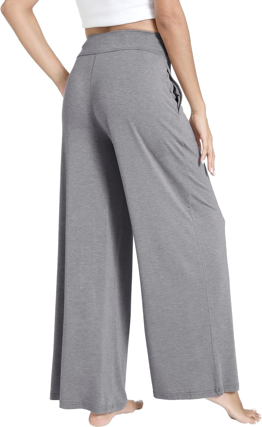 image:imageGYS Bamboo Viscose Pajama Pants for WomenHeather Grey