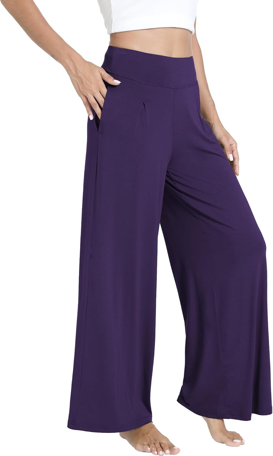 image:imageGYS Bamboo Viscose Pajama Pants for WomenPurple