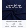 GYS Bamboo Viscose Pajamas for Women, Long Sleeve Button Down Sleep Set(Navy)