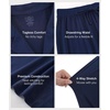 GYS Bamboo Viscose Pajamas for Women, Long Sleeve Button Down Sleep Set(Navy)
