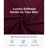 GYS Bamboo Viscose Pajamas for Women, Long Sleeve Button Down Sleep Set(Wine)