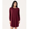 GYS Bamboo Viscose Women’s Lightweight Nightgown, Wine Red, Small