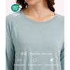 GYS Bamboo Viscose Women’s Soft Nightgown, Light Greyish Green, Large