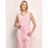 GYS Women’s Bamboo Viscose Tank & Capris Pajama Set(Pink)