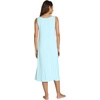 GYS Sleeveless Nightgowns for Women Bamboo Viscose Night Shirt with Pockets(Aqua)