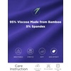 GYS Sleeveless Nightgowns for Women Bamboo Viscose Night Shirt with Pockets(Blue Violet)