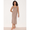 GYS Sleeveless Nightgowns for Women Bamboo Viscose Night Shirt with Pockets(Camel)