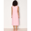 GYS Sleeveless Nightgowns for Women Bamboo Viscose Night Shirt with Pockets(Pink)