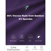 GYS Sleeveless Nightgowns for Women Bamboo Viscose Night Shirt with Pockets(Purple)