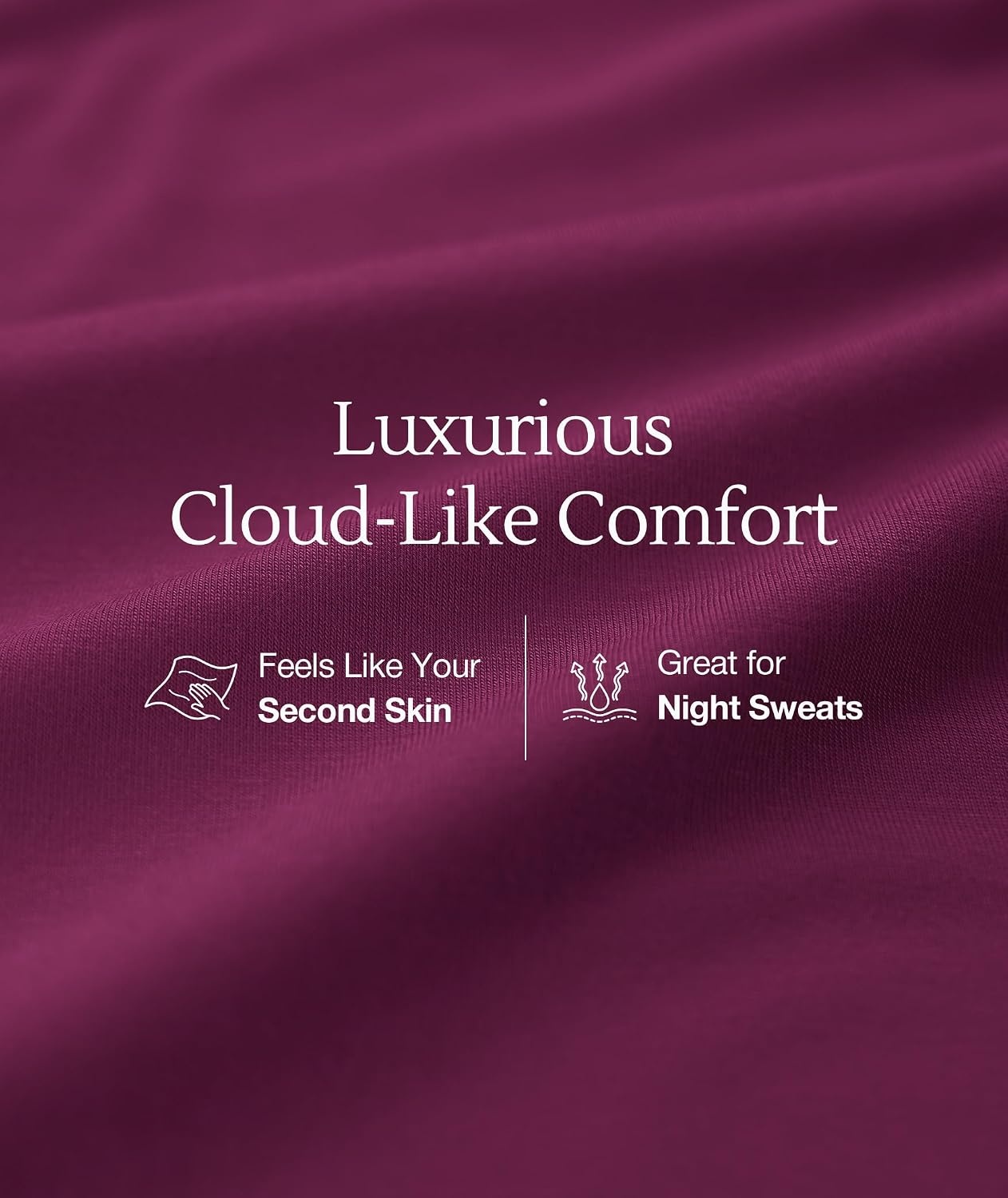 image:imageLazyCozy Bamboo Viscose Nightgowns for Women Soft Sleeveless Night ShirtsGrape Purple