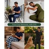 GYS Bamboo Viscose Men’s Pajama Sets, Soft Short Sleeve Loungewear Sets(Army Green)