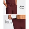 GYS Bamboo Viscose Men’s Pajama Sets, Soft Short Sleeve Loungewear Sets(Ficus Red)