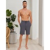 GYS Men’s Bamboo Viscose Pajama Shorts Lightweight Summer Lounge Shorts(Cervinus)
