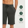 GYS Men’s Bamboo Viscose Pajama Shorts Lightweight Summer Lounge Shorts(Dark Heather Grey)