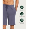 GYS Men’s Bamboo Viscose Pajama Shorts Lightweight Summer Lounge Shorts(Grayish Blue)