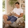 GYS Men’s Bamboo Viscose Pajama Shorts Lightweight Summer Lounge Shorts(Grayish Blue)