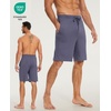 GYS Men’s Bamboo Viscose Pajama Shorts Lightweight Summer Lounge Shorts(Grayish Blue)