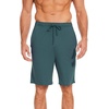 GYS Men’s Bamboo Viscose Pajama Shorts Lightweight Summer Lounge Shorts(Grayish Green)