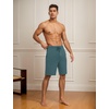 GYS Men’s Bamboo Viscose Pajama Shorts Lightweight Summer Lounge Shorts(Grayish Green)