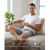 GYS Men’s Bamboo Viscose Pajama Shorts Lightweight Summer Lounge Shorts(Heather Grey)