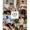 GYS Men’s Bamboo Viscose Pajama Shorts Lightweight Summer Lounge Shorts(Heather Grey)