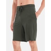 GYS Men’s Bamboo Viscose Pajama Shorts Lightweight Summer Lounge Shorts(Iron Grey)