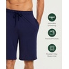 GYS Men’s Bamboo Viscose Pajama Shorts Lightweight Summer Lounge Shorts(Navy)