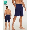 GYS Men’s Bamboo Viscose Pajama Shorts Lightweight Summer Lounge Shorts(Navy)