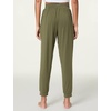 LazyCozy Bamboo Viscose Jogger Pajama Pants for Women(Avocado)