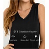 LazyCozy Bamboo Viscose Nightgowns for Women, Soft Sleeveless Night Shirts(A-black)