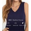 LazyCozy Bamboo Viscose Nightgowns for Women, Soft Sleeveless Night Shirts(A-navy)