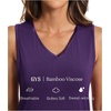 LazyCozy Bamboo Viscose Nightgowns for Women, Soft Sleeveless Night Shirts(Purple)
