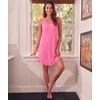 LazyCozy Bamboo Viscose Nightgowns for Women, Soft Sleeveless Night Shirts(Raspberry Pink)