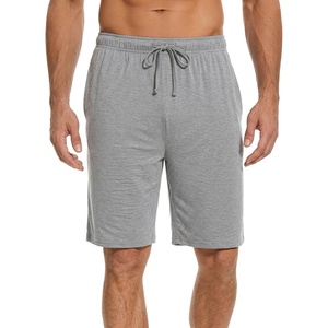 GYS Men’s Bamboo Viscose Pajama Shorts Lightweight Summer Lounge Shorts(Heather Grey)