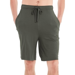 GYS Men’s Bamboo Viscose Pajama Shorts Lightweight Summer Lounge Shorts(Iron Grey)