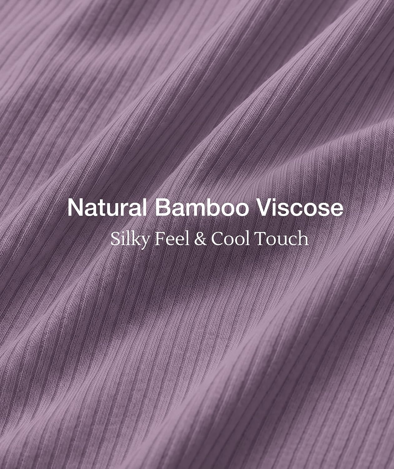 image:imageGYS Womens Bamboo Viscose Button Down Pajama Set Cooling for Hot FlashesPurple