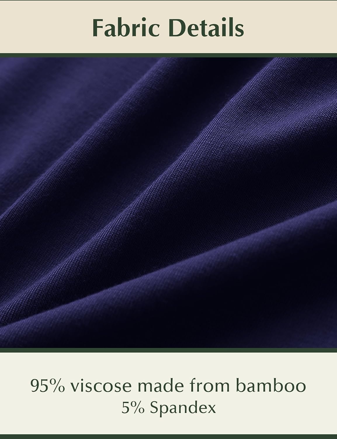 image:imageGYS Womens Bamboo Viscose Cooling Short Sleeve Nightgown for Hot FlashesNavy