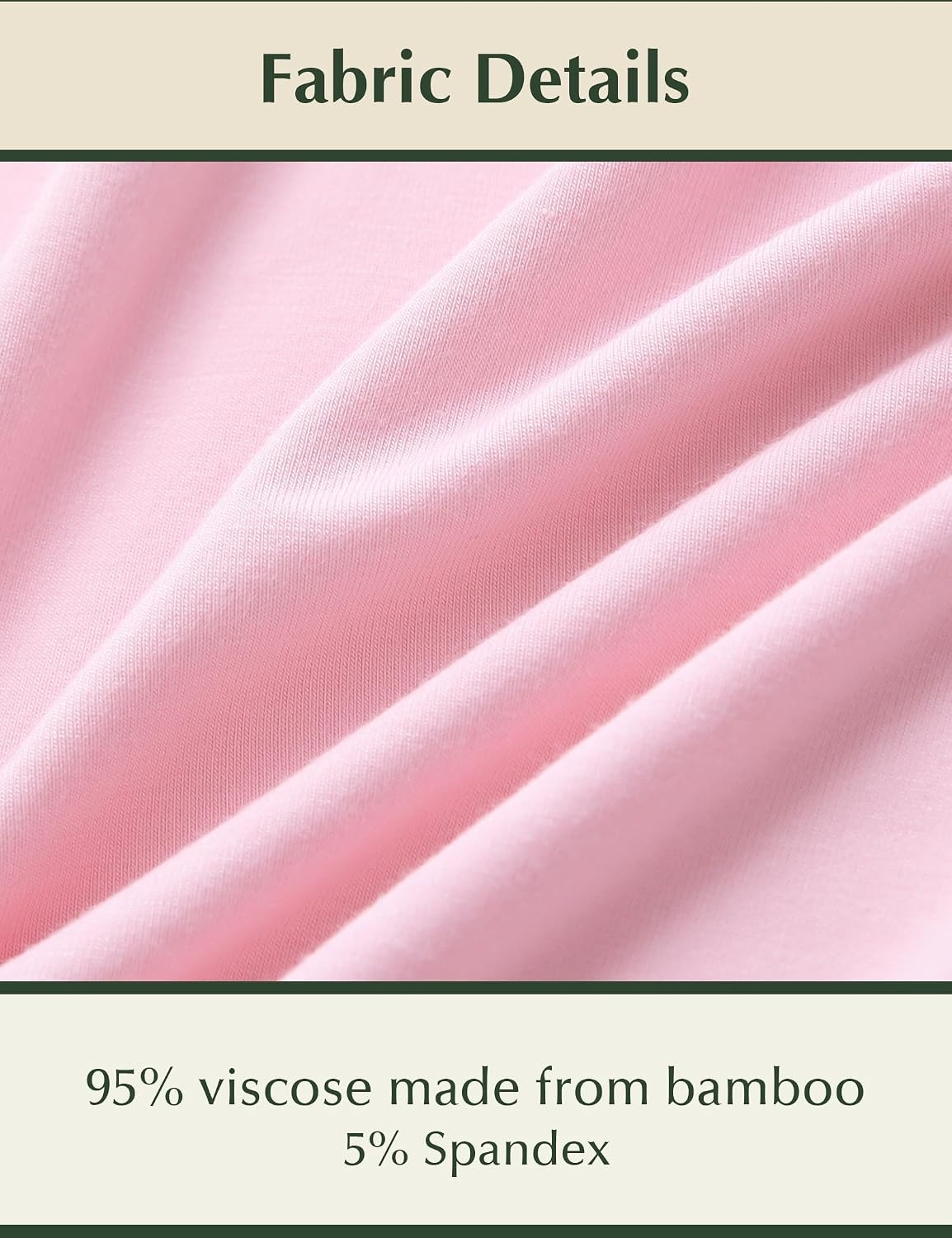 image:imageGYS Womens Bamboo Viscose Cooling Short Sleeve Nightgown for Hot FlashesPink