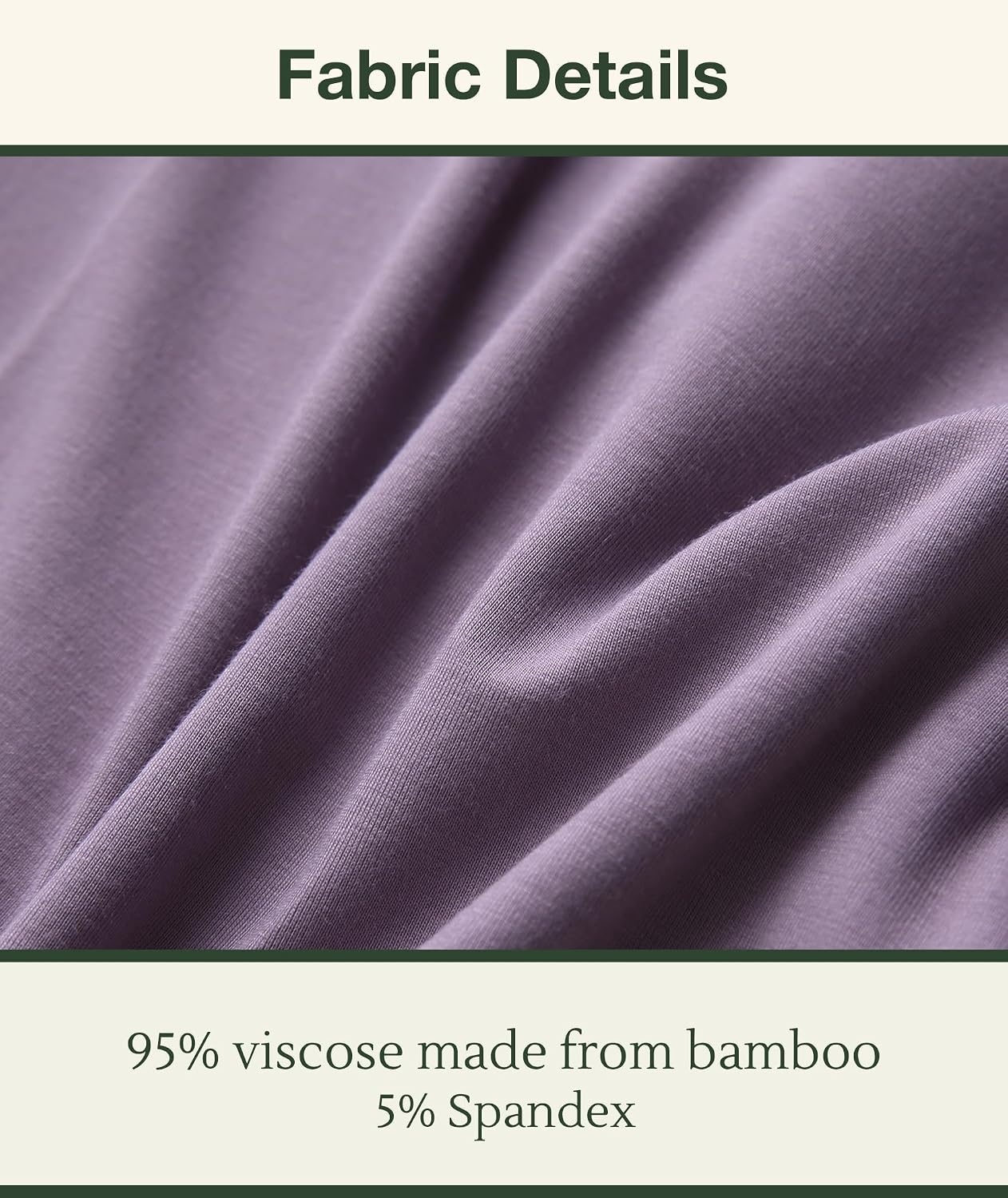 image:imageGYS Womens Bamboo Viscose Cooling Short Sleeve Nightgown for Hot FlashesViolet