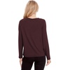 GYS Bamboo Viscose Long Sleeve Shirt for Women Pajama Tops(Style B – Ficus Red)