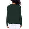 GYS Bamboo Viscose Long Sleeve Shirt for Women Pajama Tops(Style B – Green)