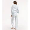 GYS Bamboo Viscose Pajama Sets for Women, Lightweight Long Sleeve Sleepwear(Breezy Blue)