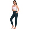 GYS Bamboo Viscose Women Pajama Pants Drawstring Waistband Jogger Pants with Pockets(Indigo)