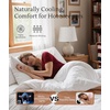 GYS Cooling Bamboo Viscose Nightgowns for Women(Wine)