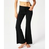 GYS Flare Leggings for Women Soft Stretchy Modal Workout Bootcut Yoga Pants(Black)