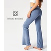 GYS Flare Leggings for Women Soft Stretchy Modal Workout Bootcut Yoga Pants(Blue)