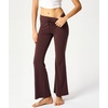 GYS Flare Leggings for Women Soft Stretchy Modal Workout Bootcut Yoga Pants(Dark Brown)